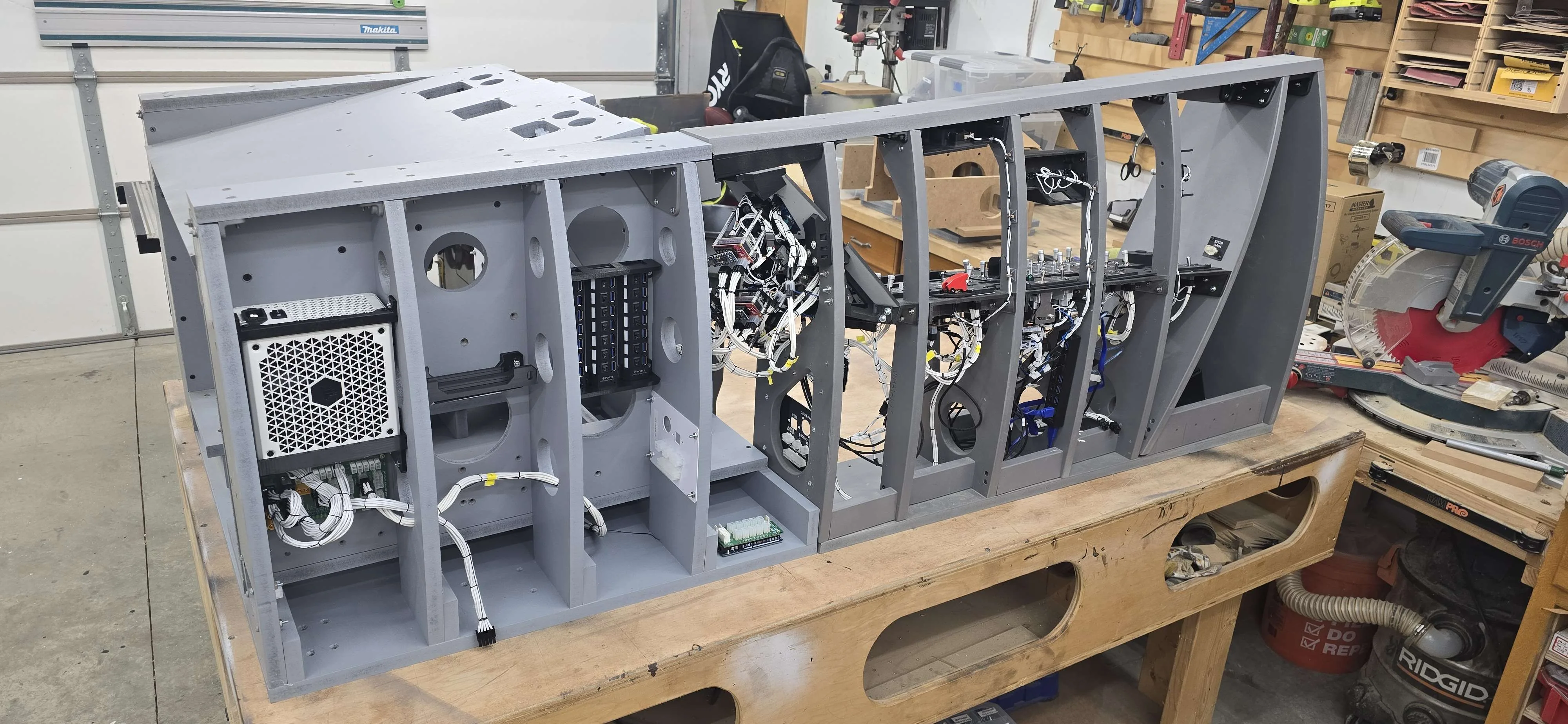 OpenHornet cockpit being built